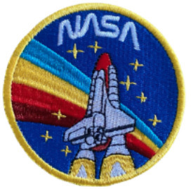 <strong>NASA</strong> logo Embroidery Patches for <strong>Clothes</strong> Hook and Loop Fastener Backing - Product Image 3