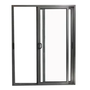 Nuovo Design armadio di fascia alta porta scorrevole in vetro alluminio porta scorrevole ignifuga con standard australiano