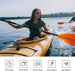 กล้องแอคชั่น <span class=keywords><strong>AKASO</strong></span> Brave <span class=keywords><strong>7</strong></span> LE 4K60 Ultra HD 20MP ถ่ายใต้น้ำได้ลึก 131 ฟุต ซูม 2.0 เท่า หน้าจอสัมผัส พร้อมรีโมทคอนโทรล WiFi อุปกรณ์เสริมสำหรับหมวกกันน็อค - Product Image 6