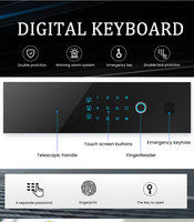 Coffre-fort numérique intelligent à empreinte digitale pour argent, clés, armes à feu, bijoux, usage hôtelier, domestique et de bureau, grande capacité