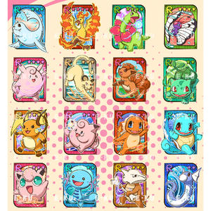 Boîte à surprises de collection de magnets de réfrigérateur en acrylique miniatures de haute qualité, dernières créations Pokémon, art de bande dessinée, version Gameboy Q - Product Image 4