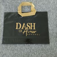 Sac fourre-tout en plastique 2020 PE avec Logo imprimé, emballage de shopping, personnalisé avec poignée à boucle souple