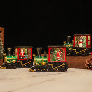 Nuevas Decoraciones Navideñas, Tren Luminoso con Agua, Pequeñas Lámparas, Tren Thomas, Lámparas Navideñas - Product Image 4