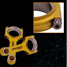 MaXpeedingrods Nouveau Titanisation En Acier H-beam Bielles + ARP Boulons Pour <span class=keywords><strong>Volvo</strong></span> 850 C70 <span class=keywords><strong>T5</strong></span> <span class=keywords><strong>2</strong></span>.3L B5234T 139.5mm - Product Image 4