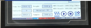 HST-XNR-400DT MFR&MVR touchscreen display smeltindexmeter, veel gebruikt in de kunststofproductie van kunststofproducten - Product Image 5