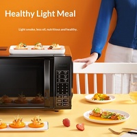 Oven Microwave Galanz Electric 20L dengan Layar LCD Smart Reservation, Casing Kaca Temper, Daya 700W untuk Penggunaan Rumah Tangga DG(B0)