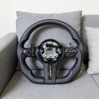 Volant de voiture en cuir pour BMW M3 M4 M5 F30 F10 F15 F20 F36 X5 X6 - Vente en gros usine