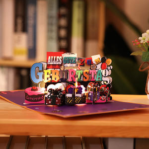 Bán Buôn Sáng Tạo Âm Nhạc Ánh Sáng Âm Thanh Ghi Âm Thiệp Chúc Mừng Đức Sinh Nhật Thẻ Âm Nhạc Thiệp Chúc Mừng Với Ánh Sáng - Product Image 6