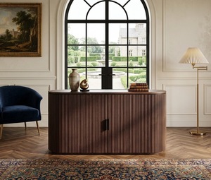 ארון אחסון עמיד מעץ מלא מודרני לסלון, מלון או וילה - Product Image 2