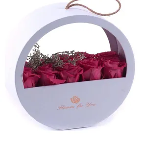 Boîte cadeau saint-valentin panier de fleurs amour salutations Roses vides boîte de fraises au chocolat pour anniversaire