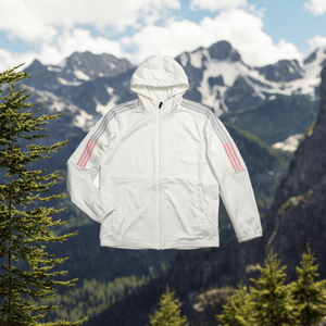 Veste de sport décontractée pour homme, coupe-vent, en nylon, à capuche, fermeture éclair - Product Image 3