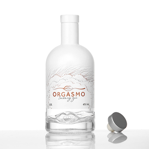 Bouteille en <span class=keywords><strong>verre</strong></span> de luxe pour gin blanc 500ml, logo personnalisé, 700ml, 750ml, bouteille en <span class=keywords><strong>verre</strong></span> pour whisky, gin, <span class=keywords><strong>rhum</strong></span> - Product Image 1