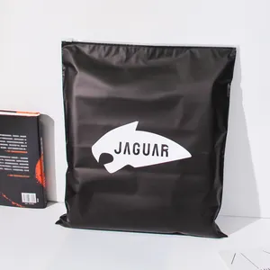 Custom Print Plastic Clothing Clothing T Shirt Ziplock Bag With Logo Zip Lock Eva Frosted Zipper Poly Bag For Clothing