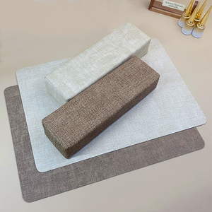 Outil en PU pliable et lavable de tapis de table d'art d'<span class=keywords><strong>ongle</strong></span> double face portatif pour la pratique de salon de manucure - Product Image 3