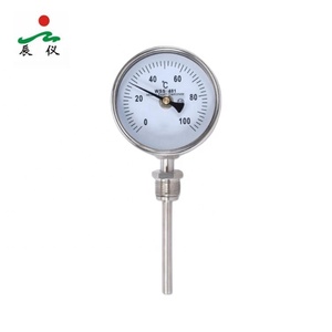 바이메탈 온도계 하단 연결 온도 게이지 - Product Image 1