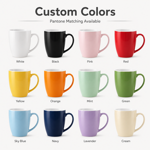 Taza <span class=keywords><strong>de</strong></span> Cerámica <span class=keywords><strong>de</strong></span> 11 oz con Logotipo Personalizado, Taza <span class=keywords><strong>de</strong></span> Café Personalizada, 12 Colores, Acabado Brillante, Apta para Alimentos, Taza <span class=keywords><strong>de</strong></span> Té para Regalo Corporativo Promocional - Product Image 3