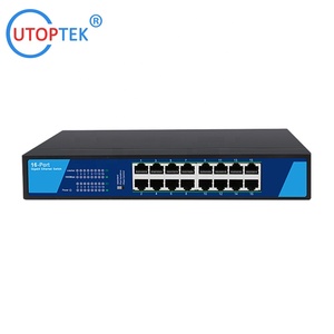 13-Inch 16*10/100/1000Base-<strong>TX</strong> RJ45 Unmanaged Ethernet Switch Hub Auto MDI/MD1X IP <strong>Network</strong> Compatible - Product Image 4