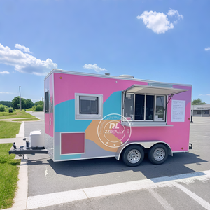 2025 Mini Mobile Ice Cream Espresso Coffee <span class=keywords><strong>Orange</strong></span> Juice Cart Bar Trailer El camión de comida más popular a la venta Estándar de EE. UU. - Product Image 4