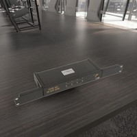 Commutateur KVM USB 4 entrées 1 sortie DVI Sélecteur 4x1 pour 4 ordinateurs Partager clavier souris et 1 moniteur HD