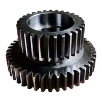 Fabricant d'engrenages sur mesure, usinage CNC, prix bas, engrenages cylindriques en acier métallique, jeu d'engrenages à double denture