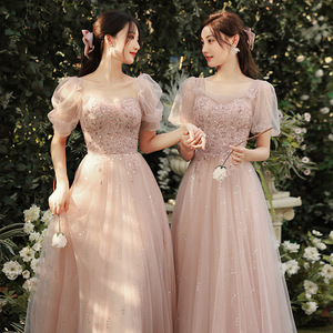 S2658R 2026 New Elegant fairy Waist High-end <b>Tight</b> Wedding Evening Party Dress - Product Image 4