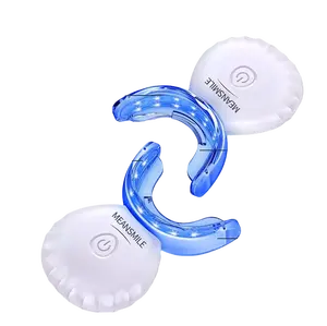 Özel Logo ev kullanımı diş beyazlatma kitleri ile kablosuz Led ışık 2ml diş beyazlatma jeli