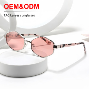 Gafas de Sol Polarizadas Sunray al por Mayor, Nuevas, Modernas, de Acetato y Metal de Alta Calidad, Montura Pequeña, para Mujer, Viaje 2026 - Product Image 1