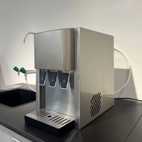 Distributeur d'eau de comptoir moderne pour bureau, eau chaude et froide avec système de filtration RO