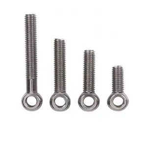 Factory Good Quality Din444 Stainless Steel Eye Bolt And Nuts 1/2 Inch Eye Bolt