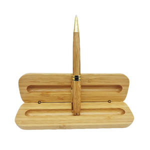 Regalos IStapromo, Bolígrafo Ecológico de Bambú de Lujo Personalizado en Caja de Madera a Juego, Bolígrafo de Madera con Estuche de Madera, 1.0 mm - Product Image 2