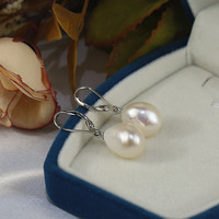 FEIRUN 12 millimetri nugget Nuova Venuta 925 Sterling Silver Donna insieme dei monili della perla