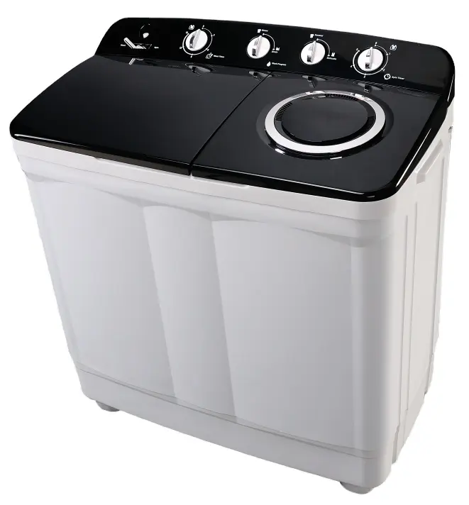 Venda quente preço de fábrica 10kg carga superior máquina de lavar Twin tub Semi Máquina de lavar automática para uso doméstico