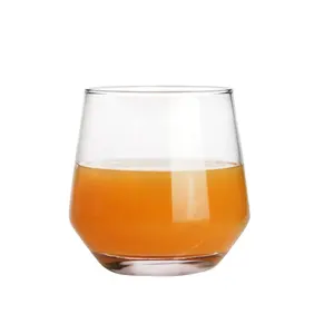 Water Glass Tumblers For Drinking Juice Cup Engraved Transparent Whisky Glass For Restaurant Glassware Made In China