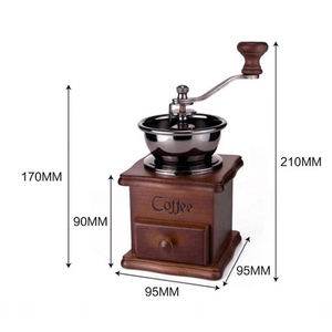 <span class=keywords><strong>Molinillo</strong></span> portátil Vintage de distribución antigua para el hogar, máquina de café Espresso Manual, <span class=keywords><strong>molinillo</strong></span> profesional - Product Image 6