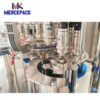 Machine de remplissage automatique d'eau pure minérale en bouteille PET CGF14-12-5, équipement de rinçage, remplissage et bouchage 3 en 1