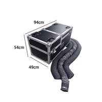 Générateur de fumée électrique sans fil MINGLANG haute performance 5000W à base d'eau, avec télécommande et commande manuelle, pour mariages, réservoir 4L, double alimentation CA