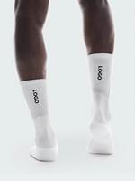 Chaussettes de course et de cyclisme personnalisées avec logo pour hommes, chaussettes de compression résistantes à l'usure, chaussettes de course au design personnalisé