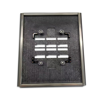 Fixation d'usinage par CNC en acier inoxydable de précision automatique OEM Base de protection de la boule de plantation Type de forage de palette à souder à la vague