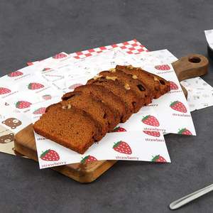 Food Grade Waxed Paper Customize Logo Greaseproof Pe <b>Wax</b> Burger <b>Wrap</b> Paper - Product Image 5