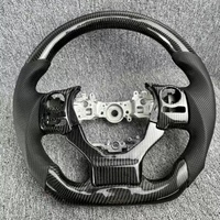 Volant de voiture en fibre de carbone véritable pour Lexus IS LS NX GX RCF ES200 RX300 IS300 IS350 CT200 IS250 RCF GCF Series