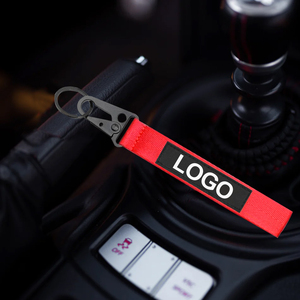 Porte-clés de course de style JDM Porte-clés avec logo personnalisé Porte-clés de voiture Porte-clés en nylon Accessoires de style automobile - Product Image 4