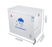 Portable commercial petit horizontal 200l 100 300 400l 200 litre refroidisseur à poitrine profonde réfrigérateurs et réfrigérateurs-congélateurs