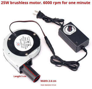 Direkt ab Werk 11028 Turbo-Gebläse, Hochtemperaturbeständige, Bürstenlose DC-Lüfter (BLDC) mit Großem Luftvolumen und Drehzahlregelung - Product Image 2