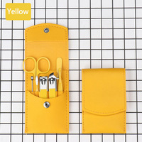 Nouveau Kit de Manucure Professionnel YD 2026 – Ensemble de 7 Mini Outils Colorés pour Débutants avec Étui en Cuir – Idéal comme Cadeau Professionnel