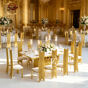 Juego de Mesa y Sillas de Comedor Rectangular Moderno de Acero Inoxidable, Elegante, para Hogar, Hotel y Uso en Exteriores, Personalizable - Product Image 5