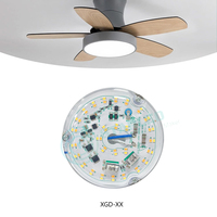 Moteur d'éclairage LED dimmable XGD 18W 120V certifié ETL ERP pour ventilateur de plafond