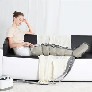 Dispositivo per il massaggio della pressione dei piedi macchina per il recupero elettrico stivali massaggiatore per gambe a compressione d'aria completa