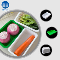 Contenants d'emballage alimentaire jetables en plastique de haute qualité, fabriqués en PP/PET, pour les produits alimentaires des supermarchés