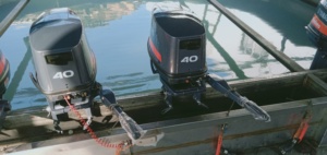 Motor fueraborda de alta velocidad de 2 tiempos, 40HP, 50HP, 60HP, potente motor marino para lanchas rápidas, embarcaciones de rescate y pesca. - Product Image 4