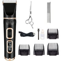 Kit de Toilettage Robuste pour Animaux de Compagnie – Tondeuse Électrique Silencieuse Sans Fil pour Chiens et Chats de Grande Taille